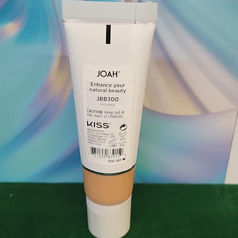 Joah Perfect Complexion BB Cream Medium Coverage New Sealed 30ml Tube JBB300